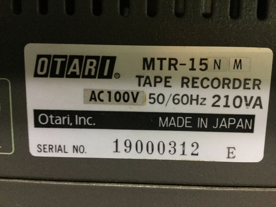 OTARI MTR-15N M